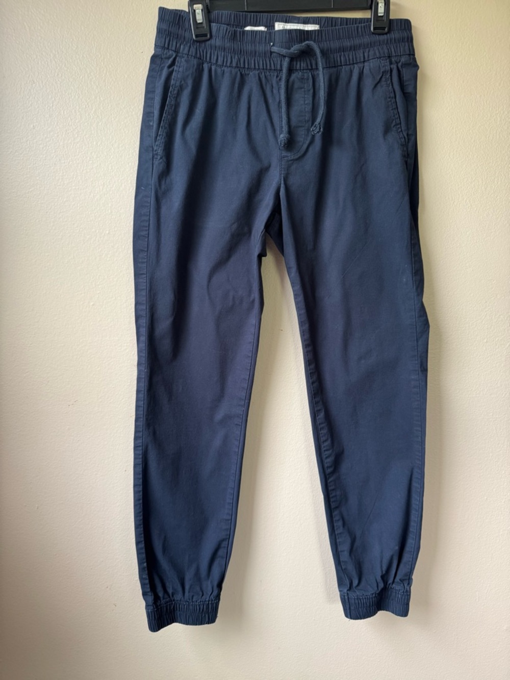 Abercrombie & Fitch Navy Drawstring Joggers (114)